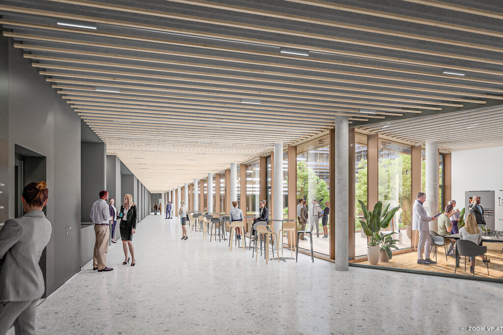 Land Salzburg/ZOOMVP.AT - Das neue Landes-Dienstleitungszentrum wird Ende 2026 fertig sein und das modernste Verwaltungsgebäude Österreichs.