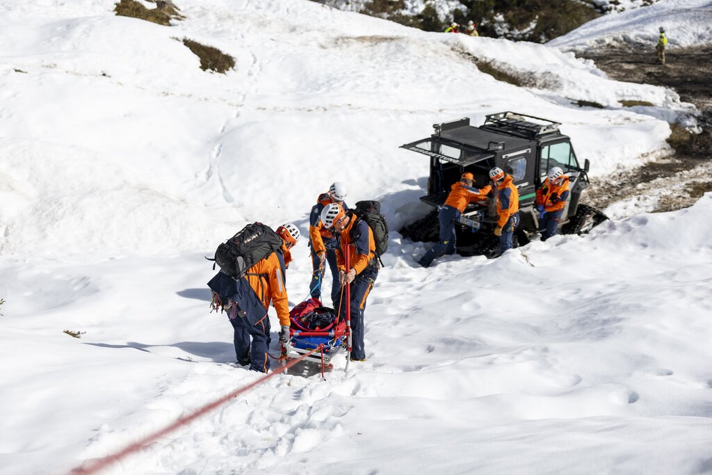Land Tirol/Sedlak - Auch die Bergrettung war im Zuge von Bergungen an der Übung beteiligt
