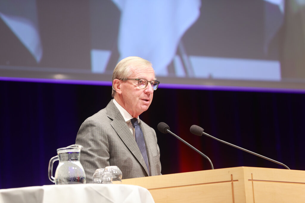 Land Salzburg / Franz Neumayr - andeshauptmann Wilfried Haslauer bei der Eröffnung im Salzburg Congress