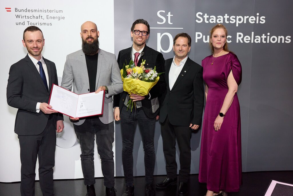 Verleihung Staatspreis PR - Die Preisverleihung fand bei einer Gala in Wien statt