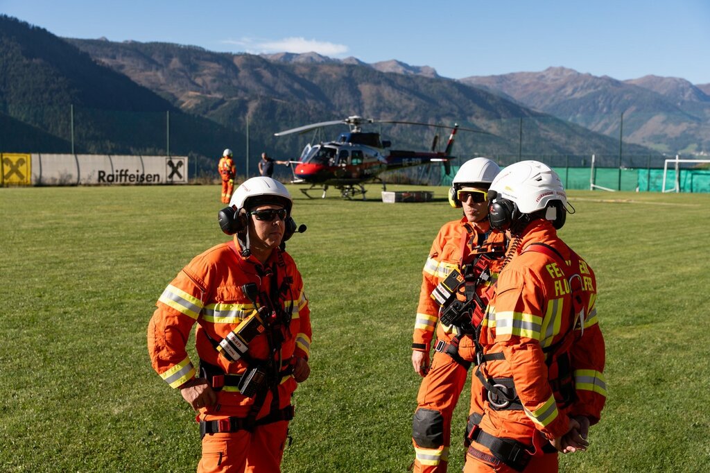 Feuerwehr Anras/Simon Kofler - Bei der Übung wurden Abläufe in der Vegetationsbrandbekämpfung trainiert.