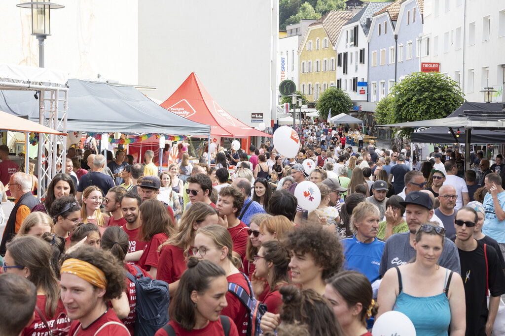 Das Stadtfest Landeck stand dieses Jahr im Zeichen der ARGE ALP und der Euregio Tirol-Südtirol-Trentino