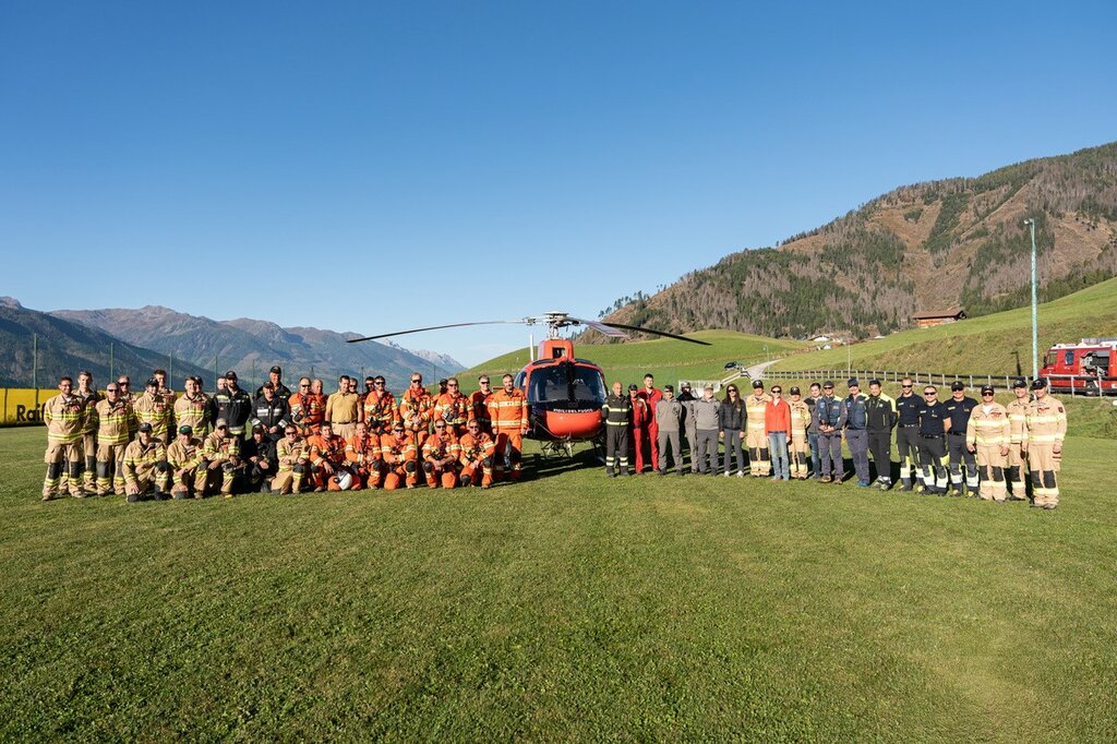 Feuerwehr Anras/Simon Kofler - Großübung in Anras in Osttirol mit insgesamt 75 Einsatzkräften.